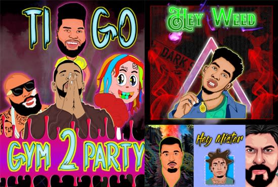 I will draw cartoon portrait professionally on your photo