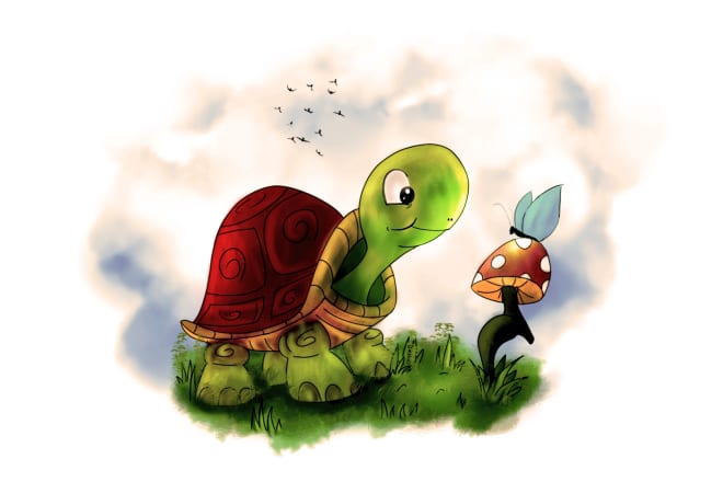 I will draw cute animals illustrations