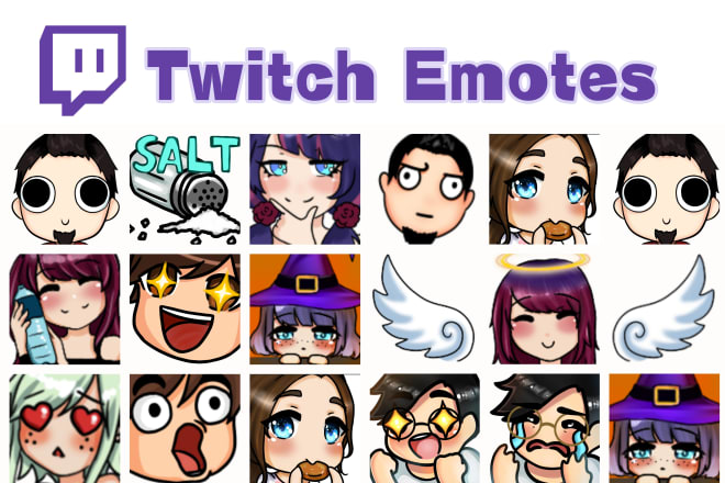 I will draw twitch or discord emotes badges