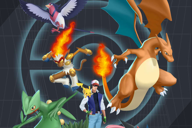 I will draw you with your pokemon