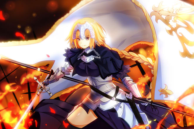 I will draw your character in anime style