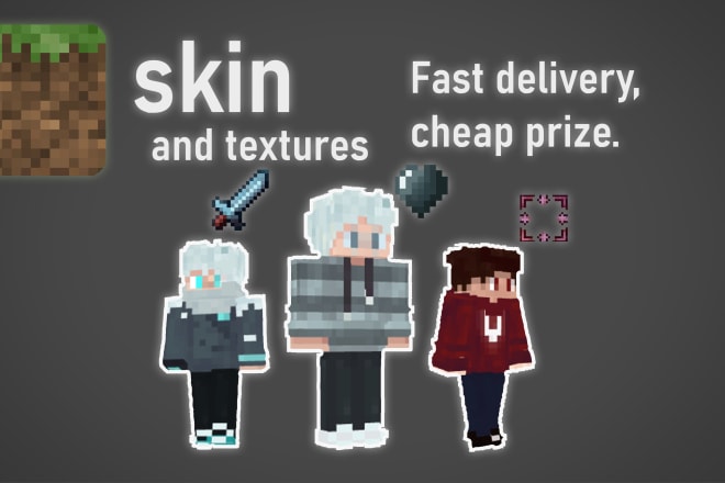 I will edit or create your minecraft skin and gui