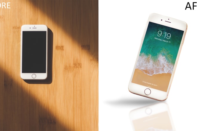 I will edit product photographs for ecommerce websites