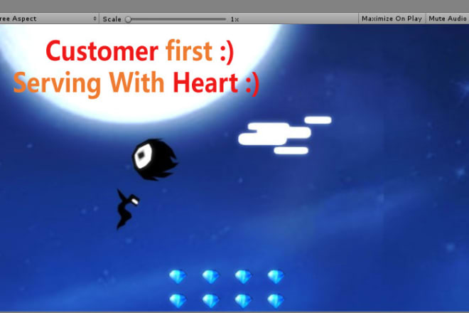 I will fix unity build errors and game bugs for heart service