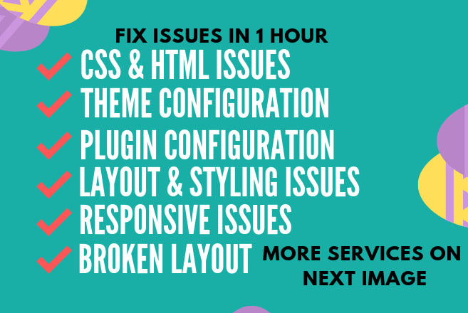 I will fix wordpress, wordpress error, wordpress issue, css issue, html issue