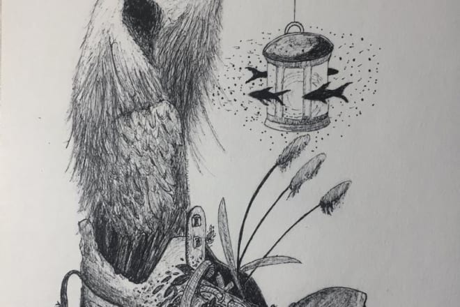 I will free design freehand illusrations graphic cover art