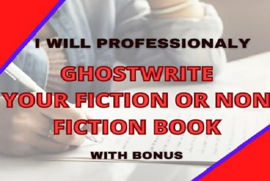 I will ghostwriter ebook and book writing