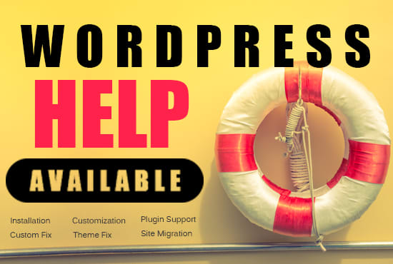 I will give you wordpress help and fix website errors quickly