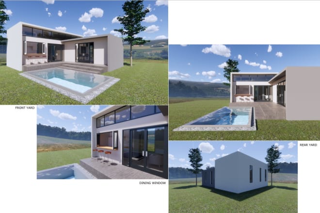 I will make 3d models for your residential and commercial space