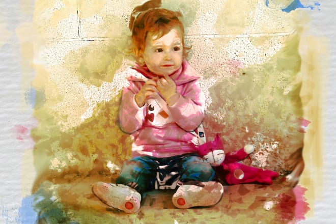 I will make a digital painting based on a photo that you sent me