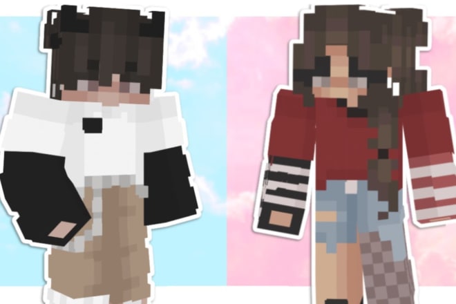 I will make you a custom minecraft skin for cheap