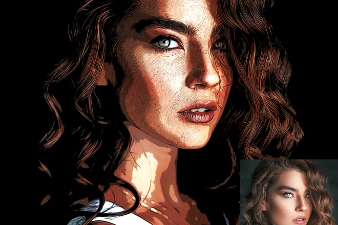I will make your photo look like an amazing drawing
