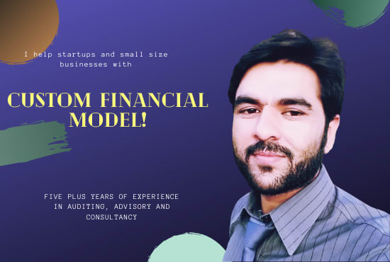 I will prepare financial model or financial plan for startups