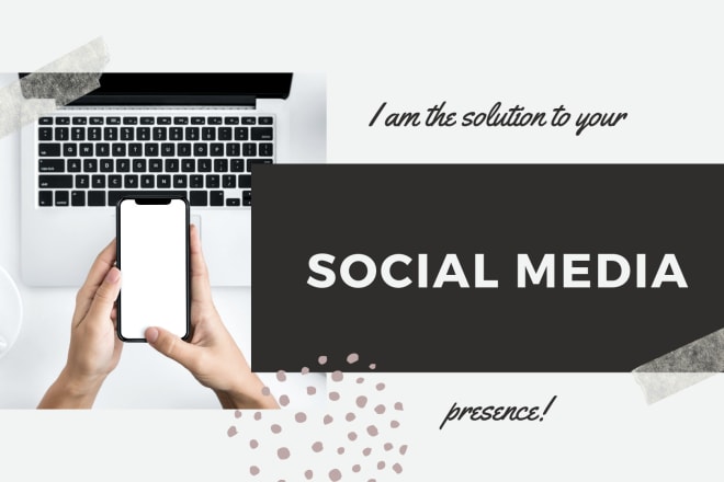 I will professionally manage your social media accounts