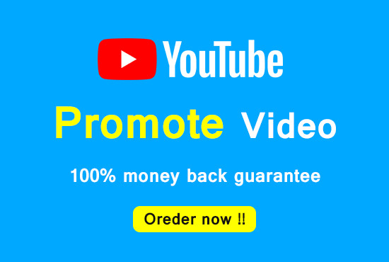 I will promo and increase your channel video views with share lowest price by google ad