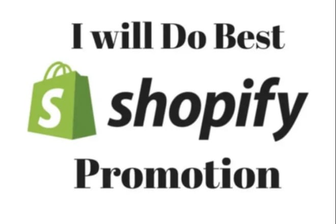 I will promote and market shopify store and generate sales with seo and backlinks