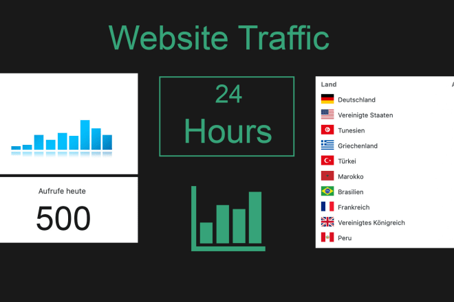 I will promote your website for international traffic within 24h