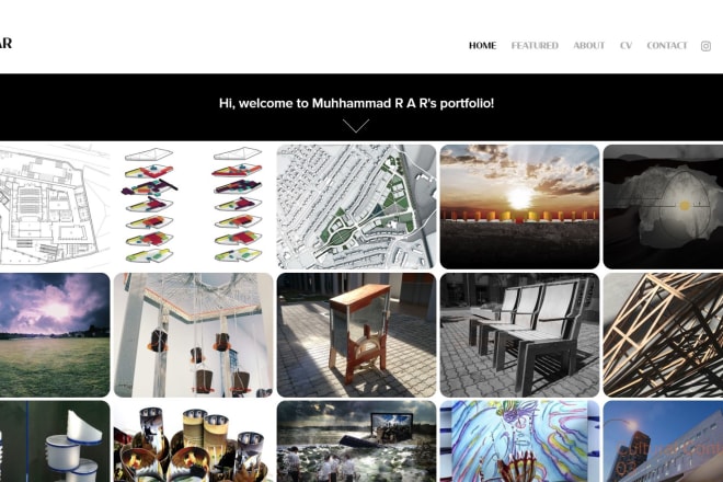 I will prototype a website or folio for you