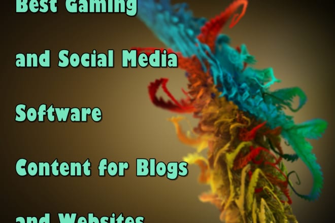 I will provide posts on popular gaming and social media softwares