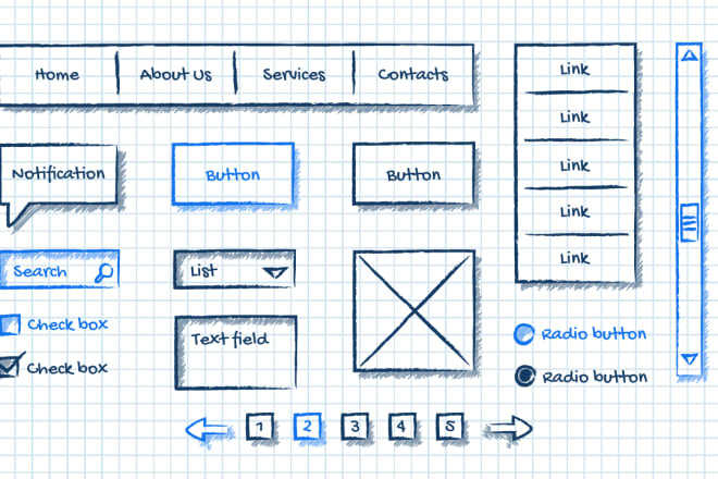 I will provide wireframe designs for your IT projects