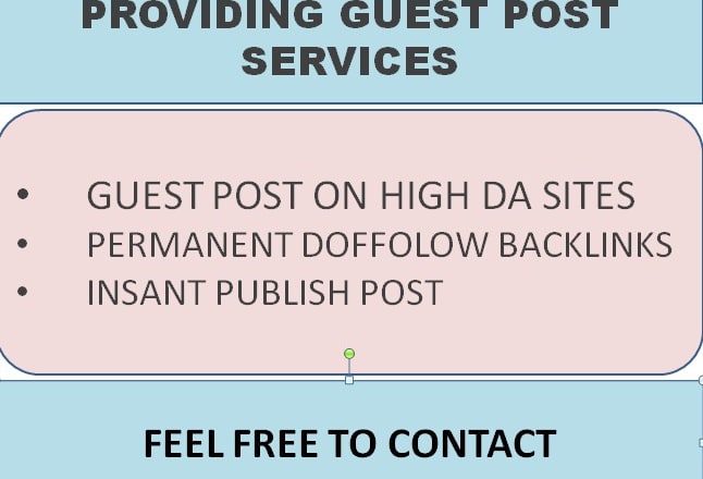 I will publish article on high da backlinks sites instant
