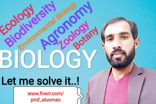 I will research and assist you in ecology, biodiversity and environmental sciences