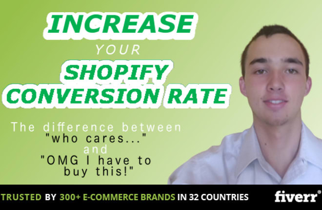 I will review, increase and optimize your shopify store conversion rate