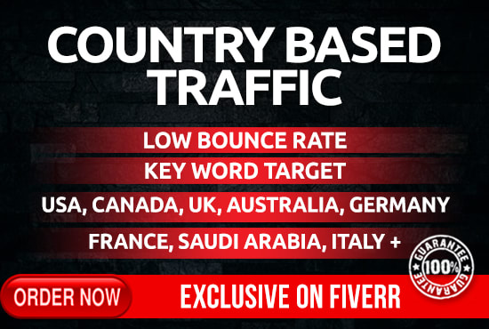 I will send country keyword target traffic, real visitors