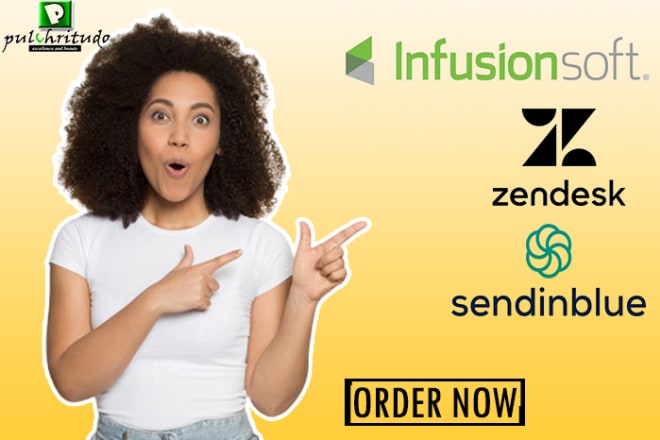 I will setup zendesk sendinblue infusionsoft