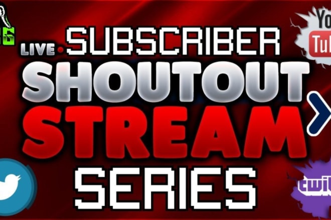I will shout out youtube and twitch and bring 10k games lover