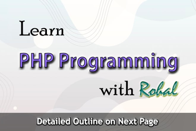 I will teach you php programming from basic level