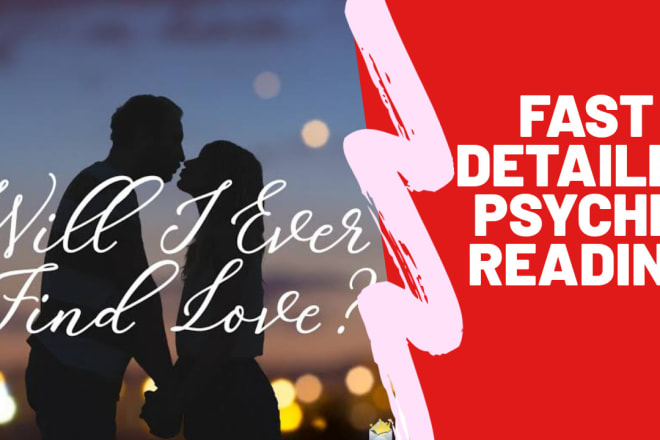 I will tell you all about your true love same day psychic reading