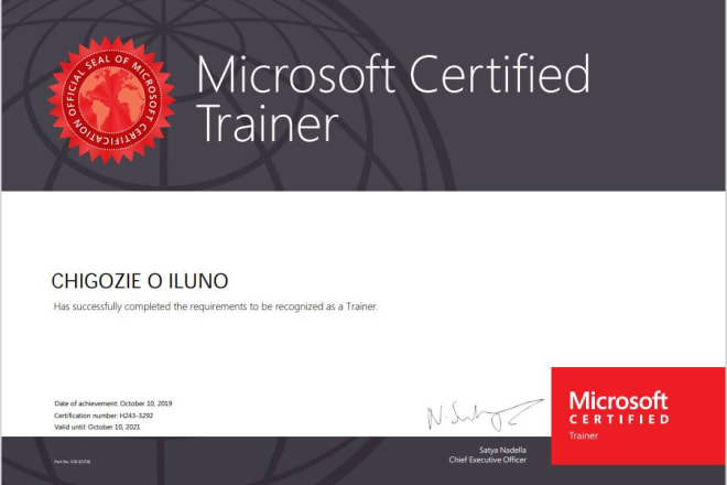 I will train you on microsoft azure cloud az 104, az 900,az 500,az 300