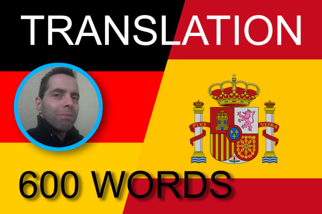 I will translate 600 words manually from spanish to german