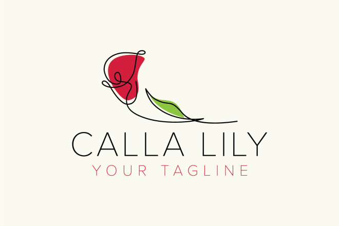 I will unique flower line logo and floral illustration, I sketched with pencil, paper