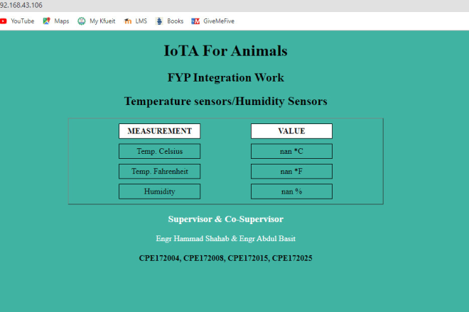 I will web based iot projects using arduino and esp32