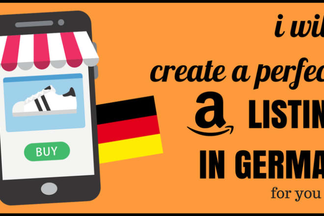 I will write a high end german amazon listing premium SEO keywords