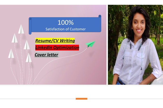 I will write a professional resume and linkedin profile