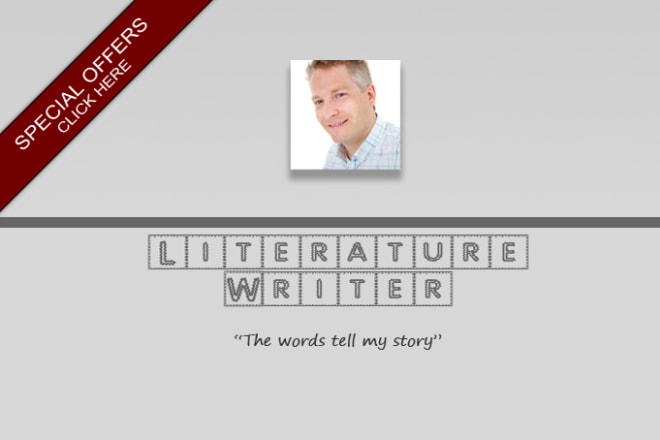 I will write Literature or Fiction UNIQUE chapters or ebooks