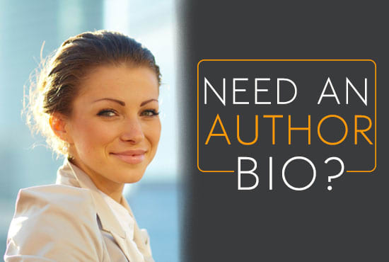 I will write your author bio