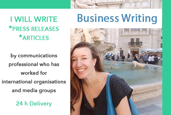 I will write your press release or business article