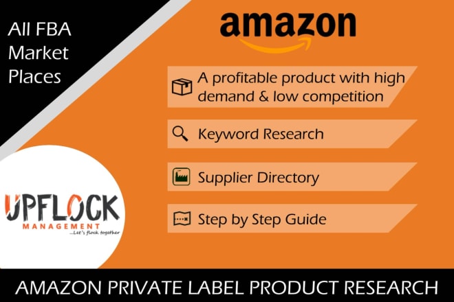 I will amazon product research for amazon private label fba