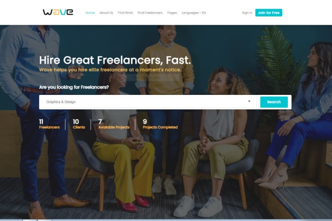 I will build a freelancing marketplace website like freelancing