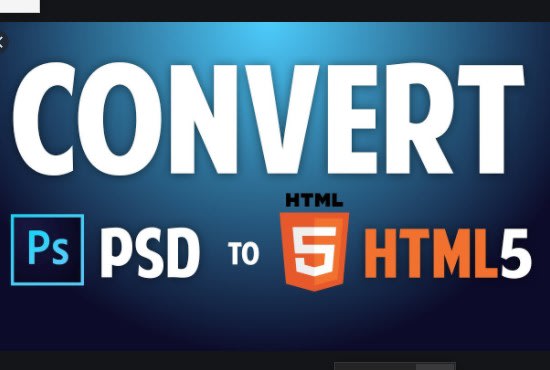 I will convert PSD to HTML accurately