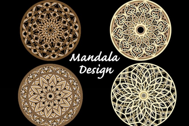 I will create a beautiful mandala design