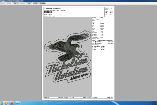 I will create embroidery logo design just 2 hours