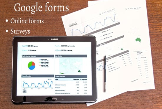 I will create your google forms, sheets and docs