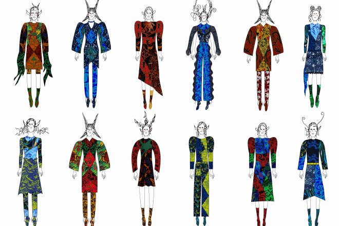 I will create your print designs, patterns, logo design