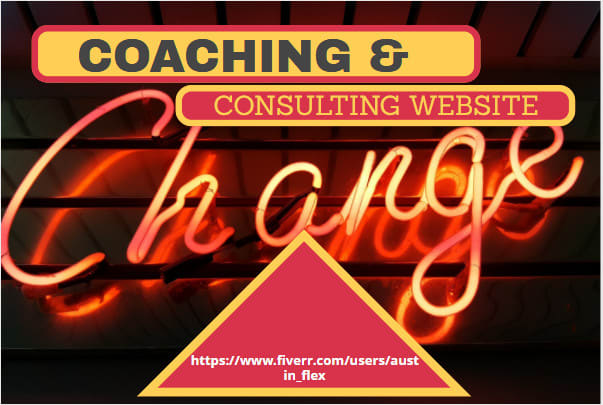 I will design a coaching website for the trainer, speaker or consultant