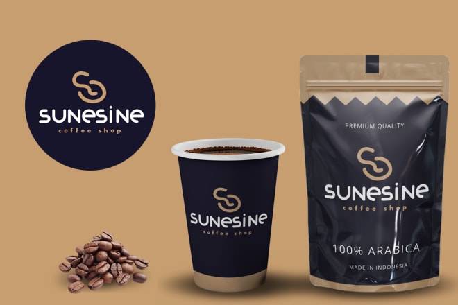 I will design a modern, simple, unique coffee shop logo design